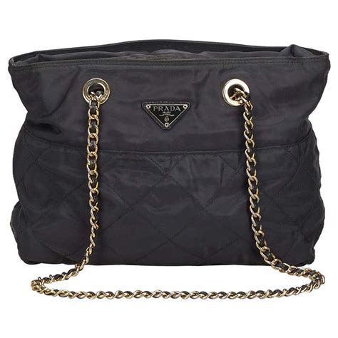 quilted prada bag with chain